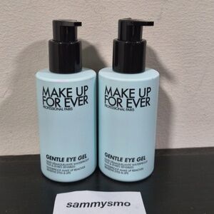 Make Up For Ever Gentle Eye Gel Make Up Remover Eyes & Lips 4.39 oz x2